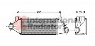 VAN WEZEL 18004385 -  Интеркулер